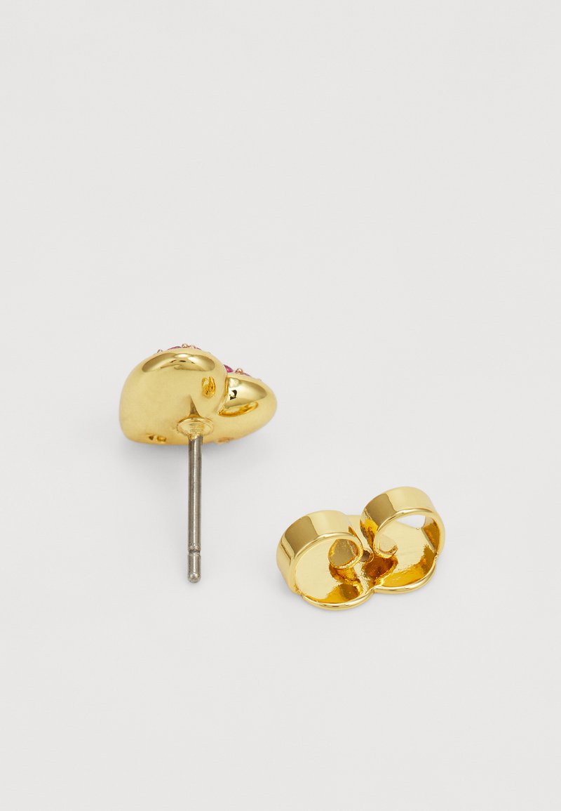 Kate Spade New York WITH ALL MY HEART PAVE STUDS Earrings. Red